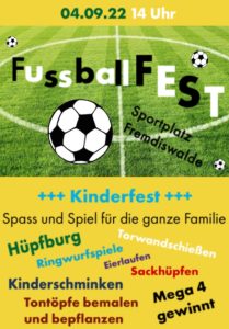 6. Fussballfest + Kinderfest @ Sportplatz Fremdiswalde